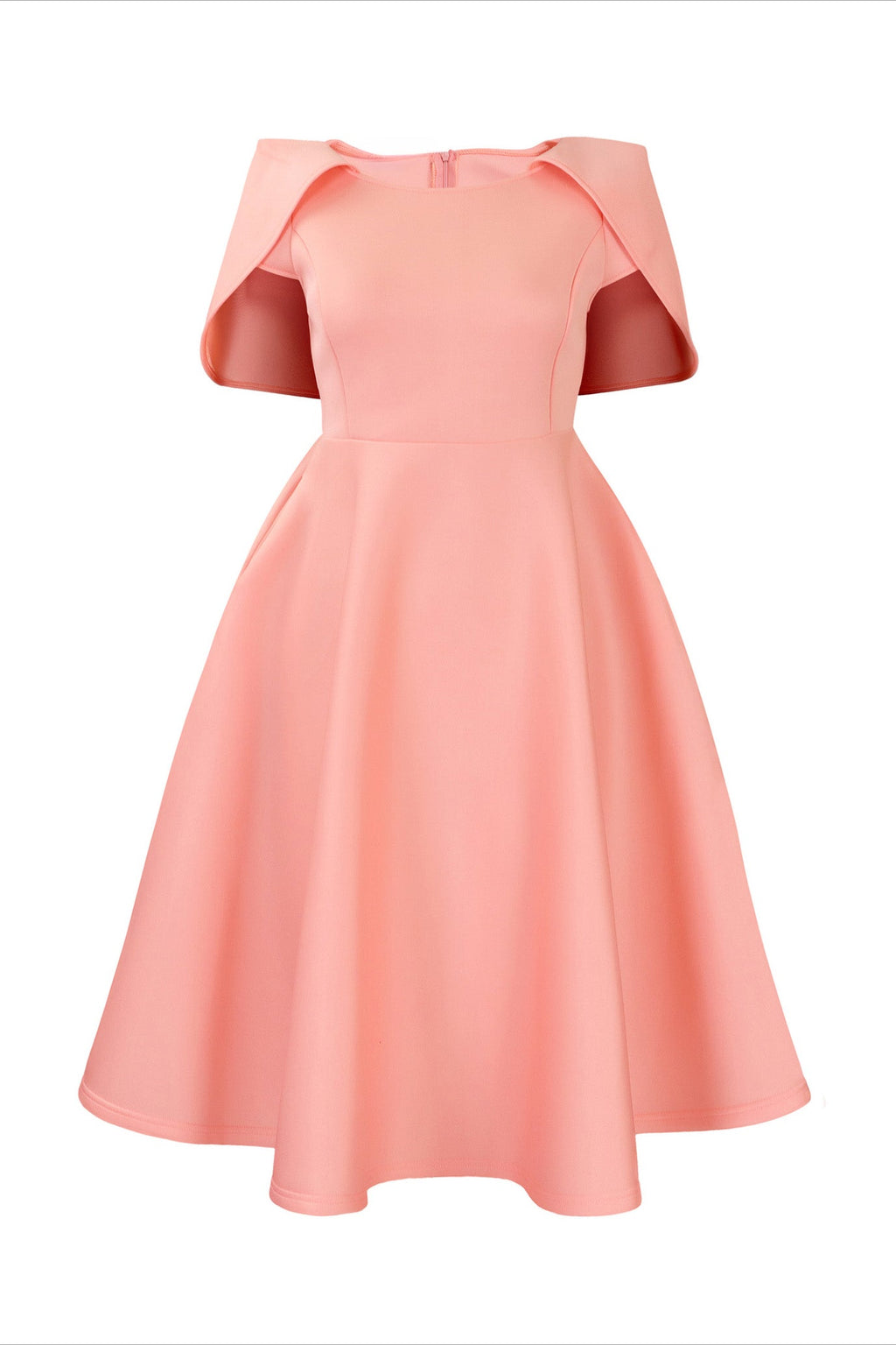 Off-Shoulder Ruffle Fit & Flare Midi Dress Lavish Daily