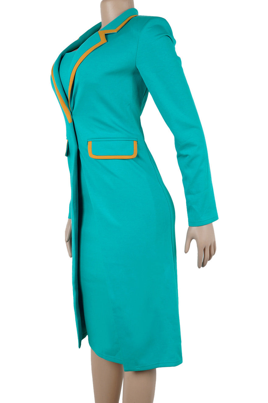 Waist Slim Blazer Vest Two-Piece Set Lavish Daily