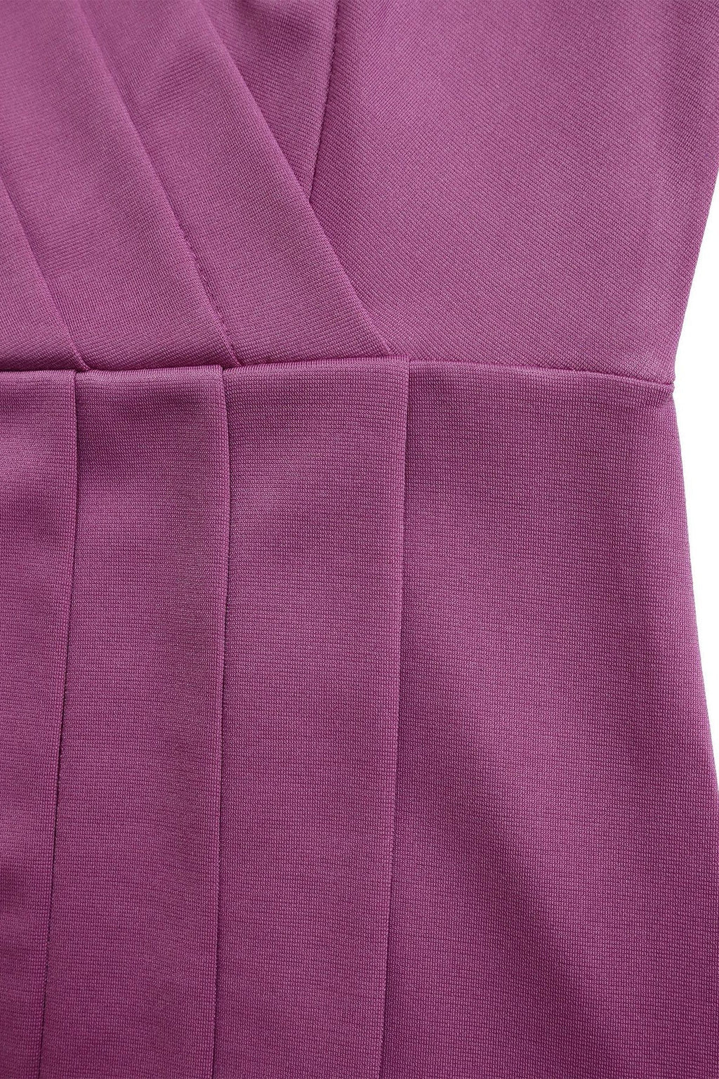 V-neck Short Sleeve High Waist Slim Dress Lavish Daily