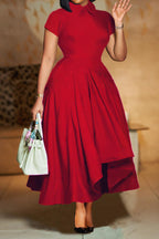 High Waist Flowy Maxi Dress Lavish Daily