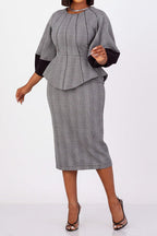 Bodycon Two-Piece Professional Skirt Set Lavish Daily