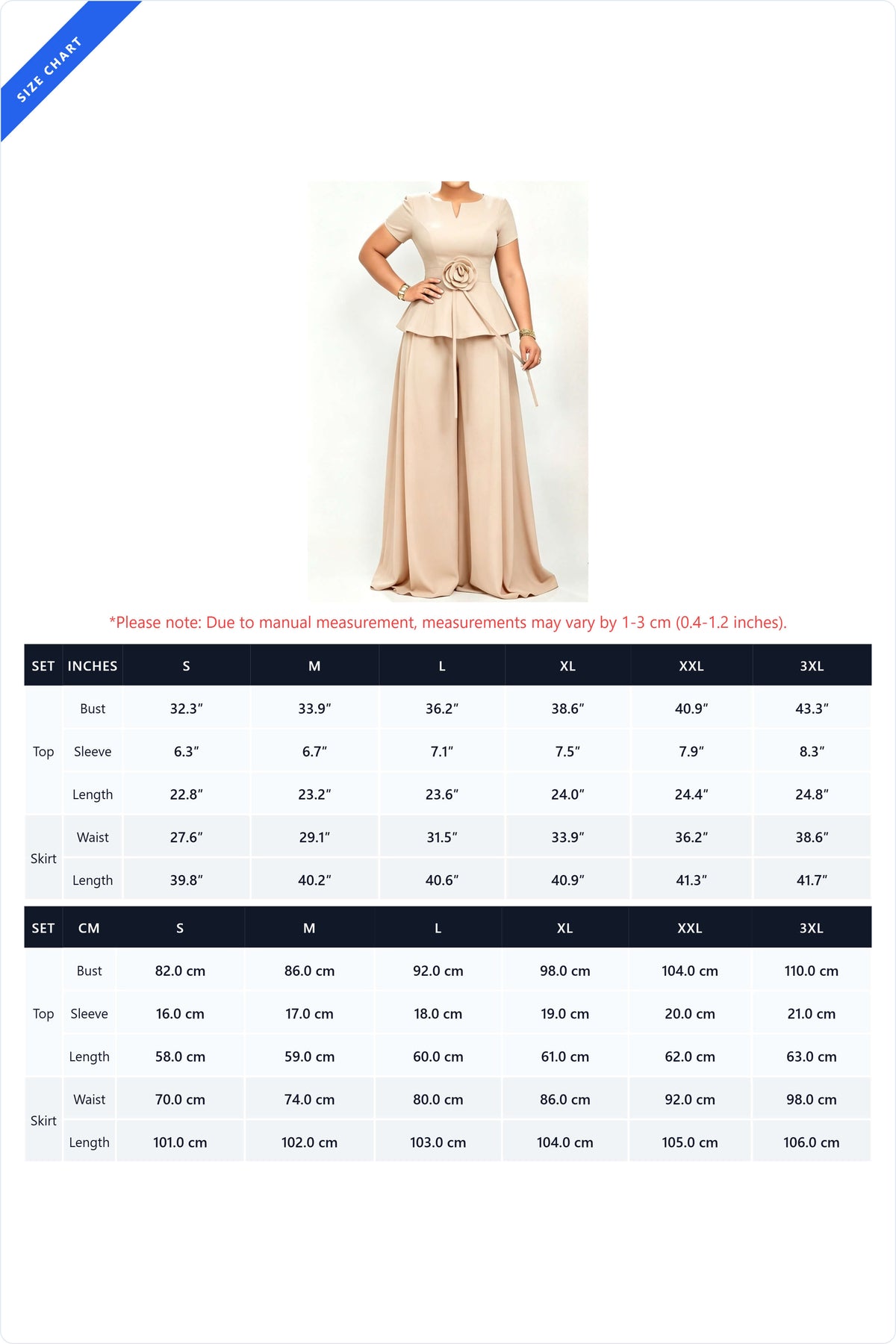 3D Floral Peplum & Wide Leg Matching Set Lavish Daily