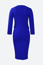 Casual Elegant Solid Versatile Dress Lavish Daily