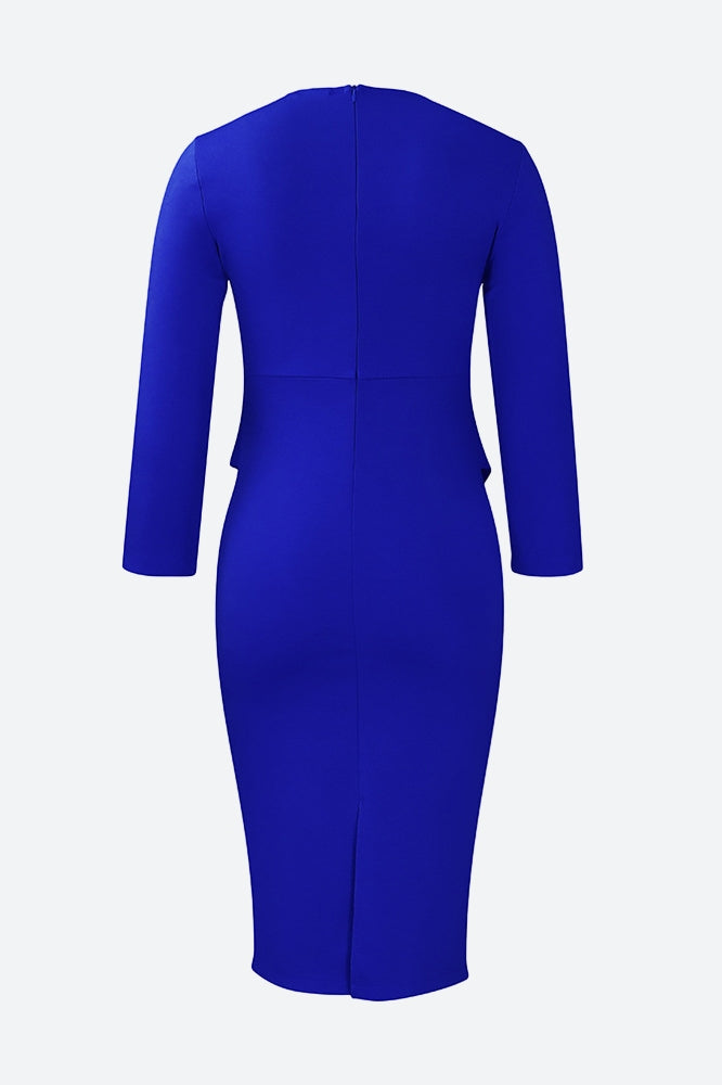 Casual Elegant Solid Versatile Dress Lavish Daily