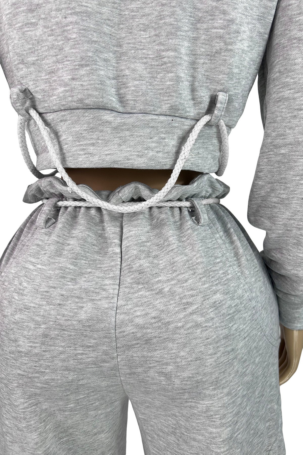 Drawstring Hoodie & Wide Leg Pants Set LavishDaily