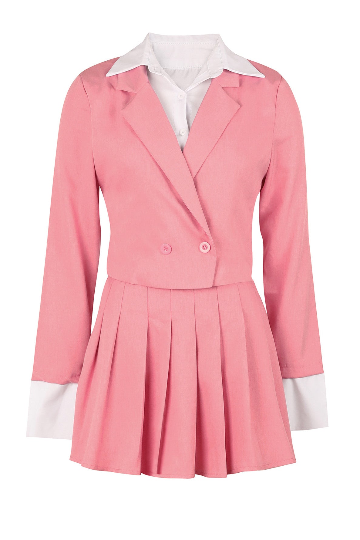 Preppy Chic Blazer & Skirt Set Lavish Daily