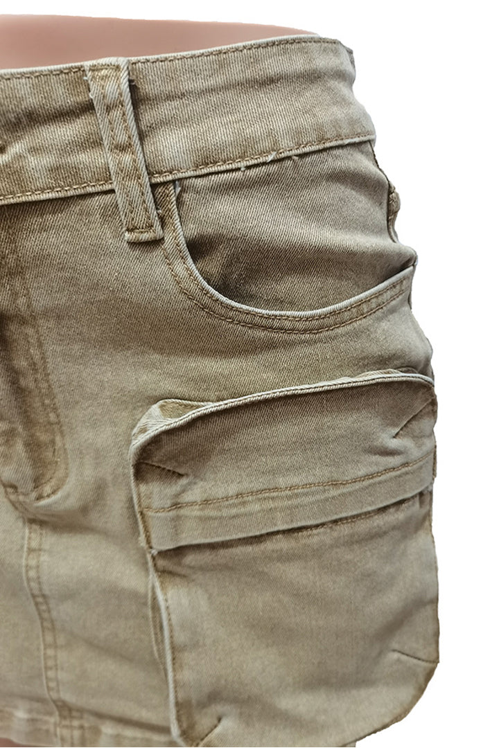 Stretch Denim Skirts Lavish Daily