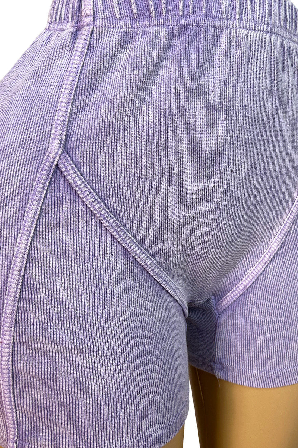 Washed Short Sleeve Top & Shorts Set Lavish Daily