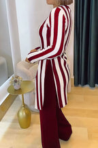 Striped T Shirts & Pants Set Lavish Daily