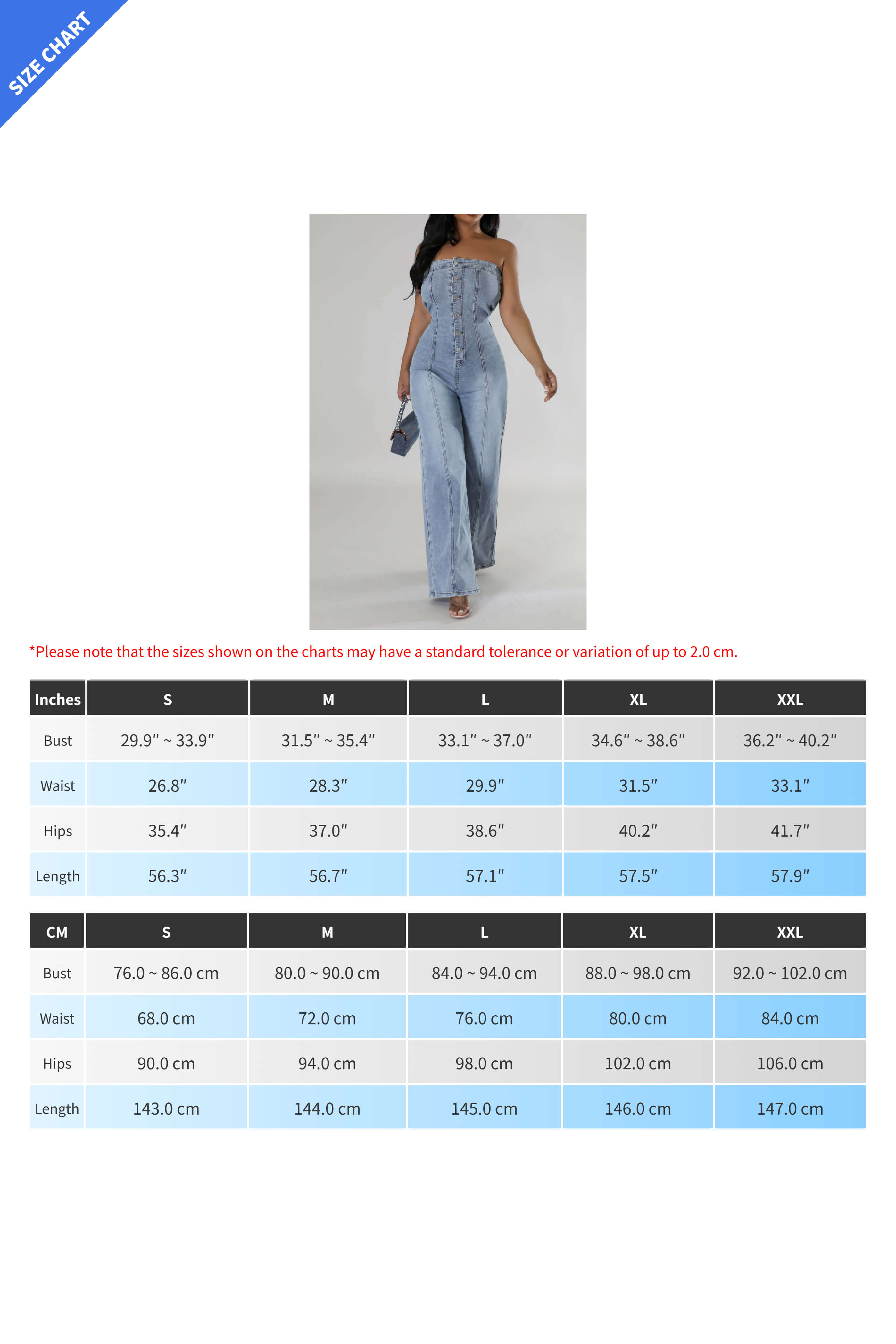 Wide Leg Denim Jumpsuit Lavish Daily