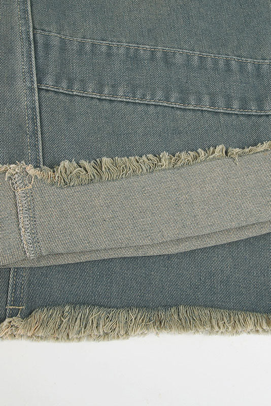 Vintage Distressed Denim Straight Jeans Lavish Daily