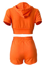 Crop Top Hoodie Short Set Lavish Daily