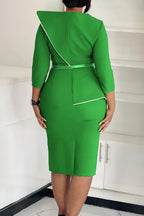 Elegant OL Bodycon Pencil Dress for Office Ladies Lavish Daily