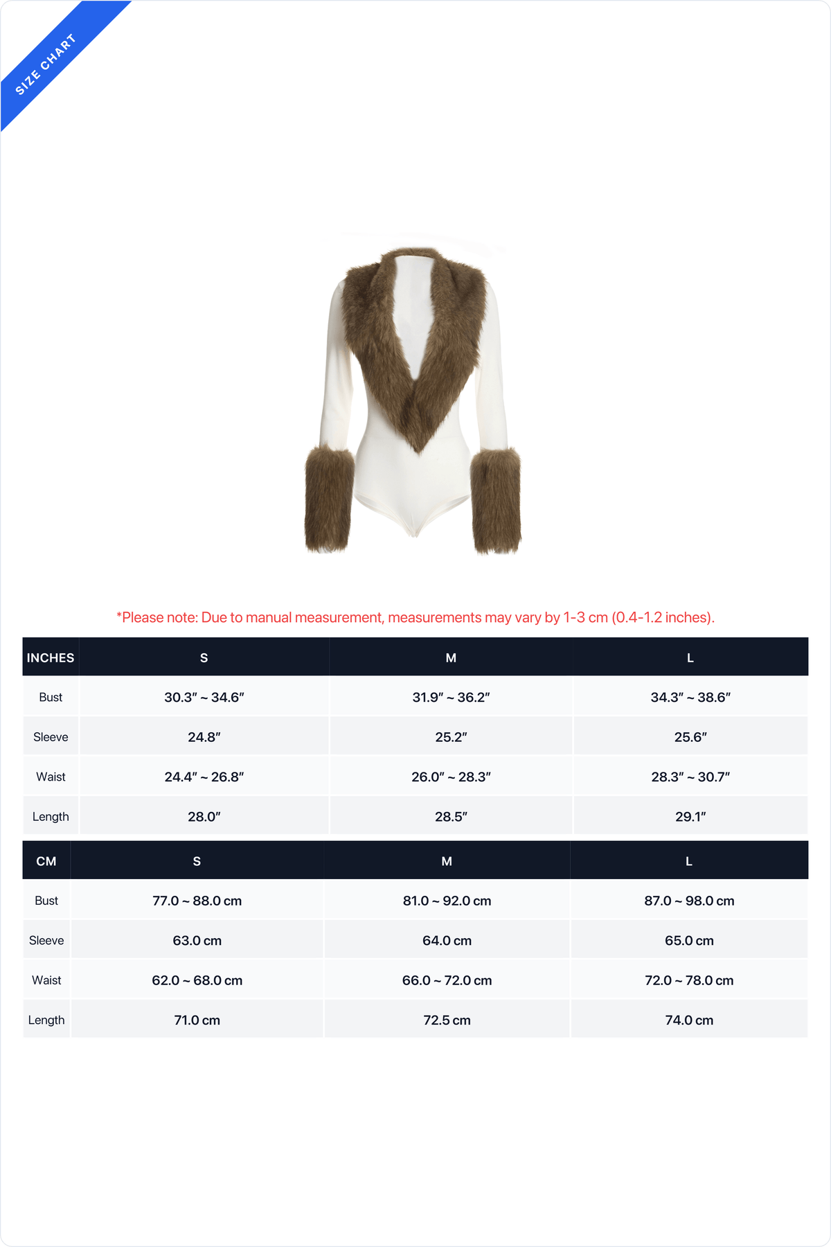 Plush-Trim Deep V Long-Sleeve Bodysuit Lavish Daily