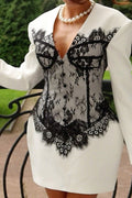 Lace Corset Mini Dress Lavish Daily