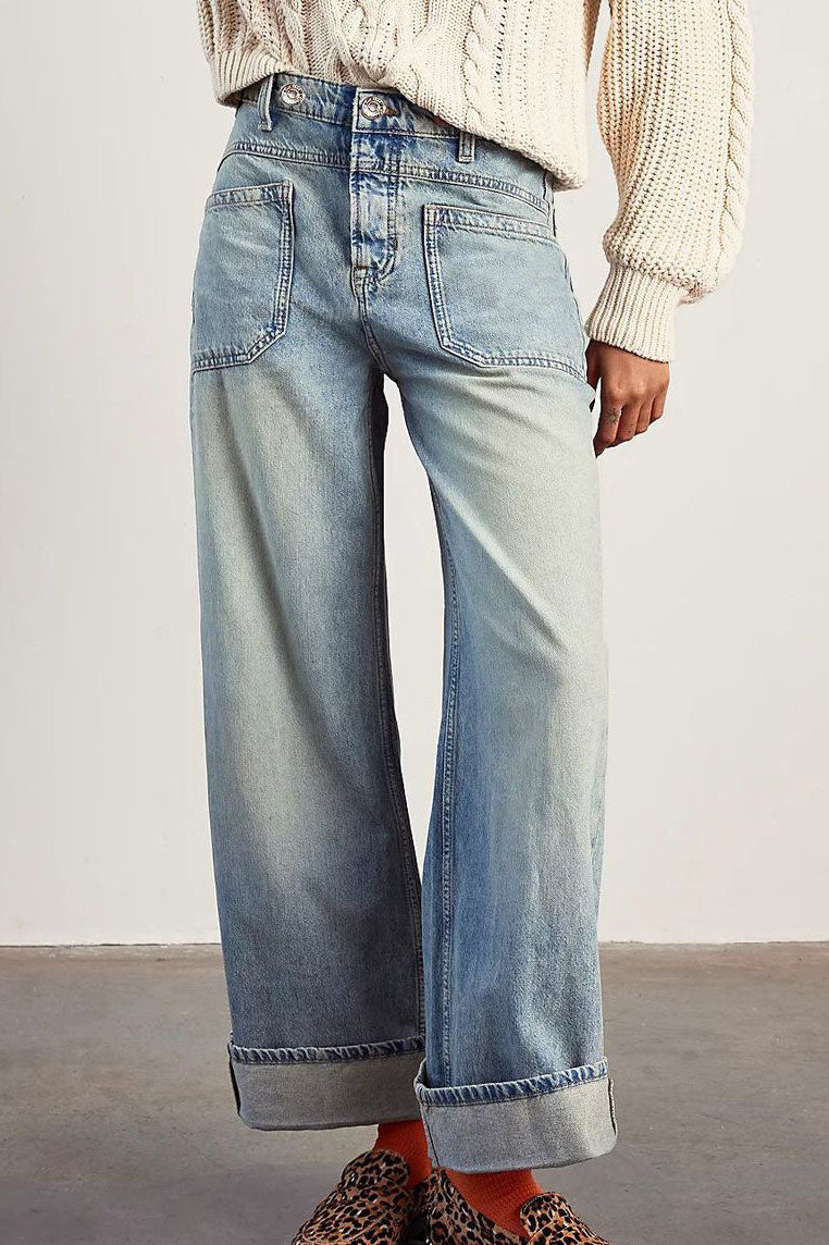 Classic Mid-Rise Comfort Jeans Lavish Daily