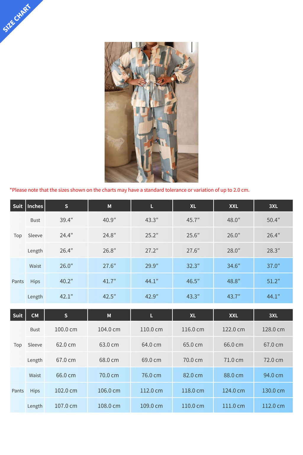 Printed Stand Collar Drawstring Waist 2-Piece Set Lavish Daily