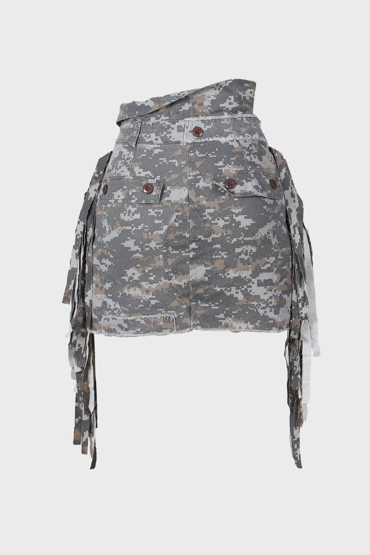 Camouflage Tassel Skirt Lavish Daily