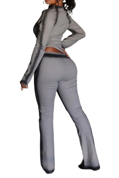 Airbrushed Jacket and Pants Set Lavish Daily