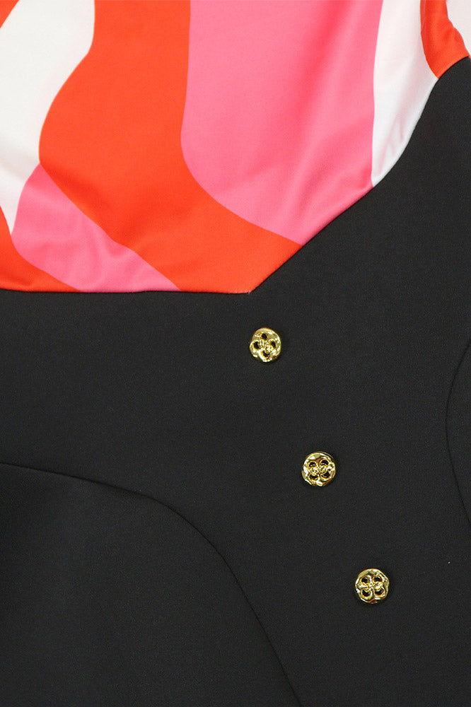 Off Shoulder Printed Mini Dress Lavish Daily