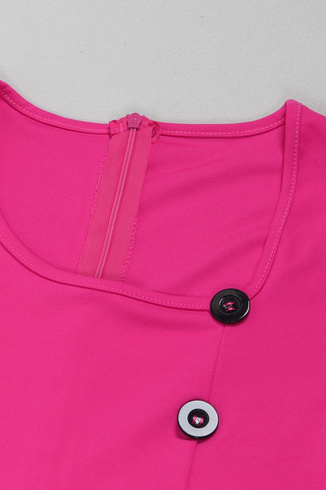 Slim Waist Button Wide Leg Jumpsuit Lavish Daily