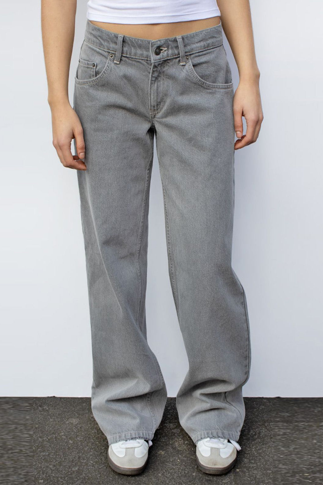 Vintage High Waist Loose Straight Wide Jeans Lavish Daily