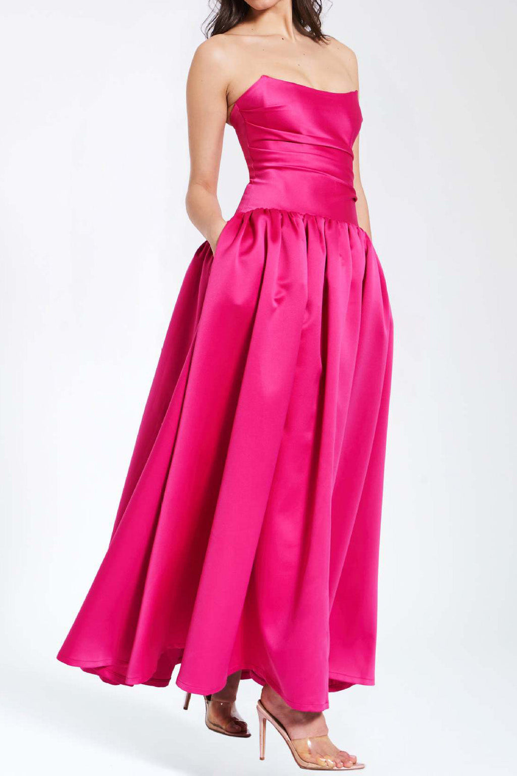 Strapless Drop Waist Corset Dress Lavish Daily