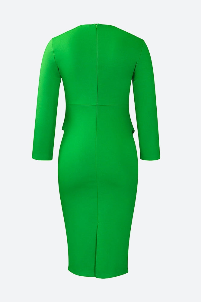 Casual Elegant Solid Versatile Dress Lavish Daily