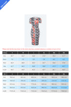 Printed Bodycon Back Slit Dress Lavish Daily