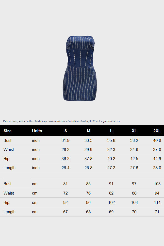 Strapless Mini Dress Lavish Daily