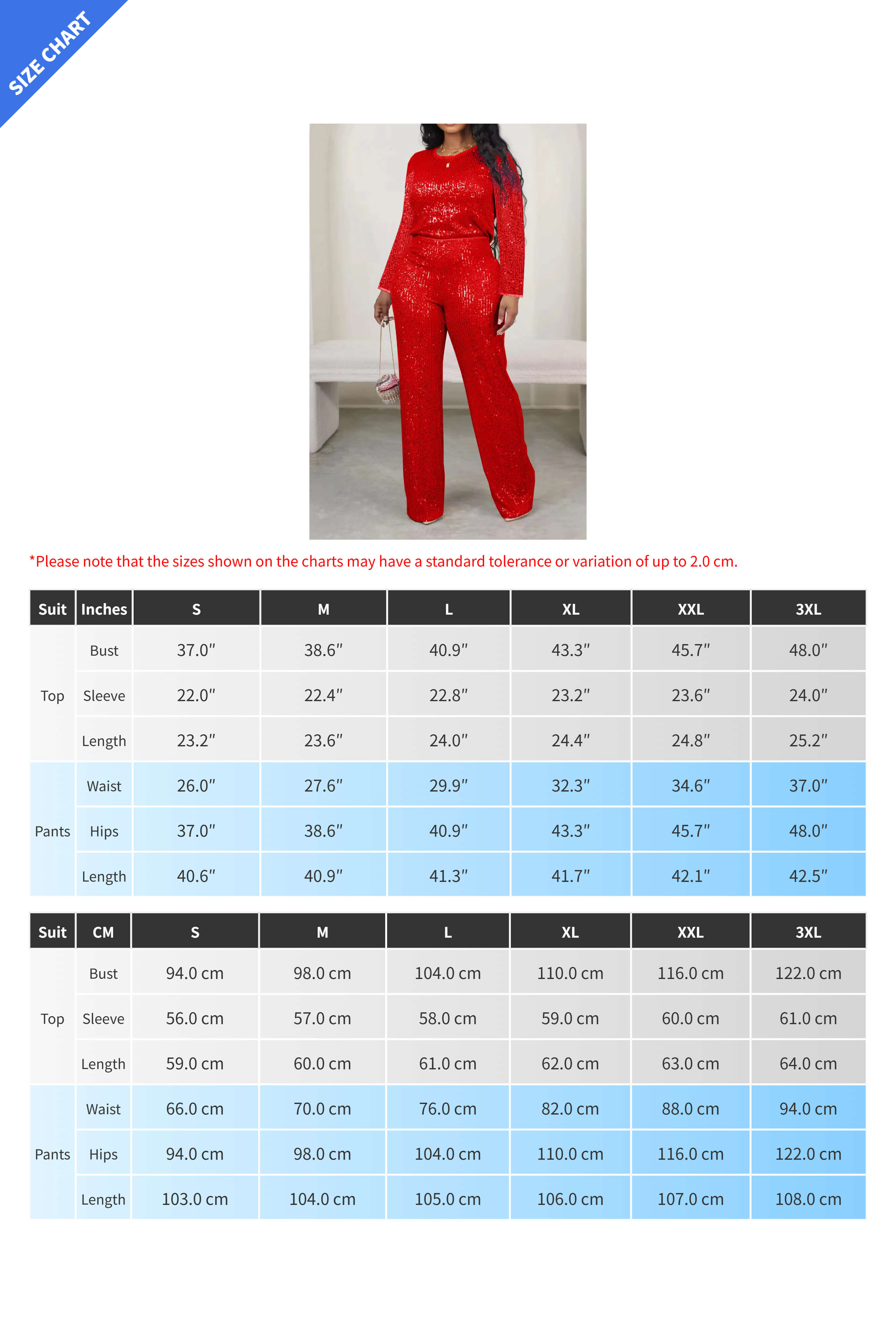Sequin Round Neck Long Sleeve Top and Pants Set Lavish Daily