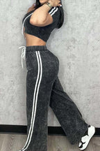 Washed Hoodie and Pants Casual Comfy Set Lavish Daily