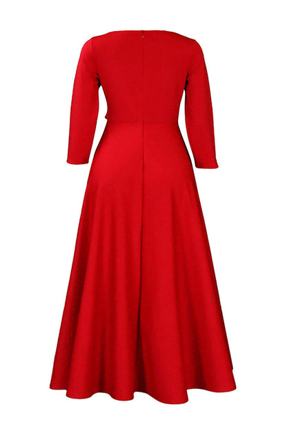 Elegant Tie-Waist A-Line Maxi Dress Lavish Daily