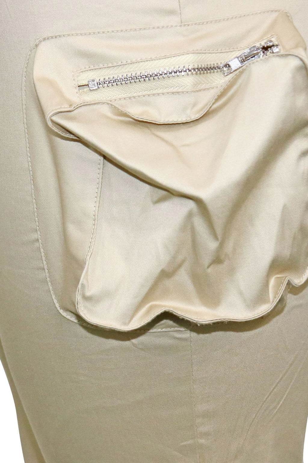 Zip Cargo Flared Pants LavishDaily