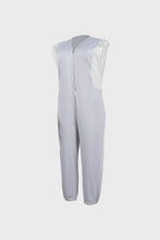 Slim Patchwork Contrast Pocket Slim Jumpsuit Lavish Daily