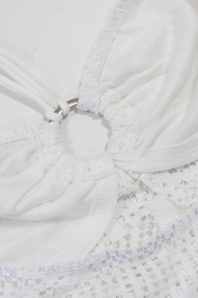 Lace Hollow Out Wide Leg Sets Lavish Daily