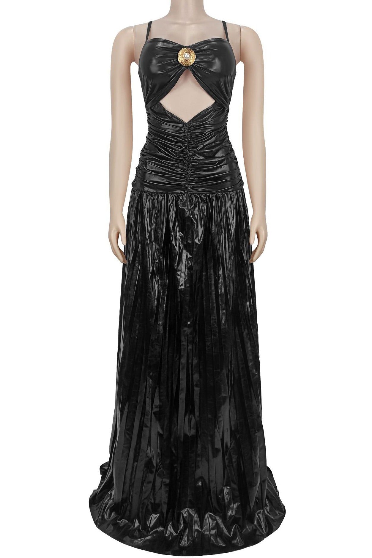 Pleated Loose Maxi Dress Lavish Daily