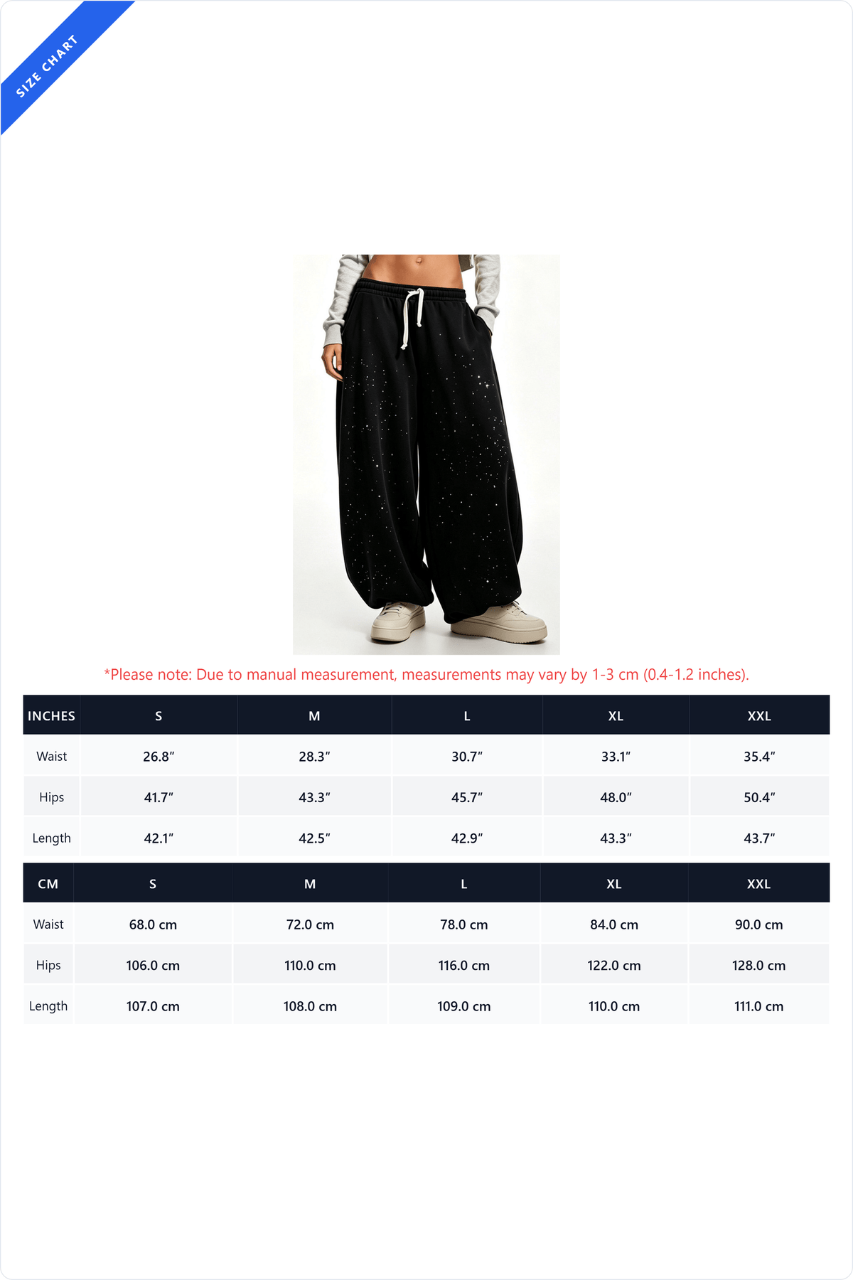 Embellished Oversized Sweatpant Lavish Daily