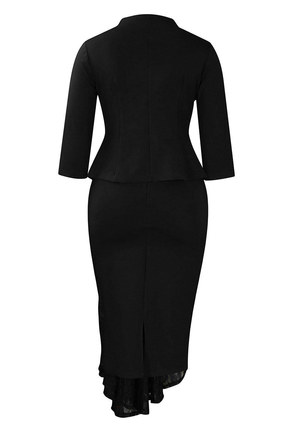 Vintage Lace Print Dress Pencil Cocktail Dress Lavish Daily