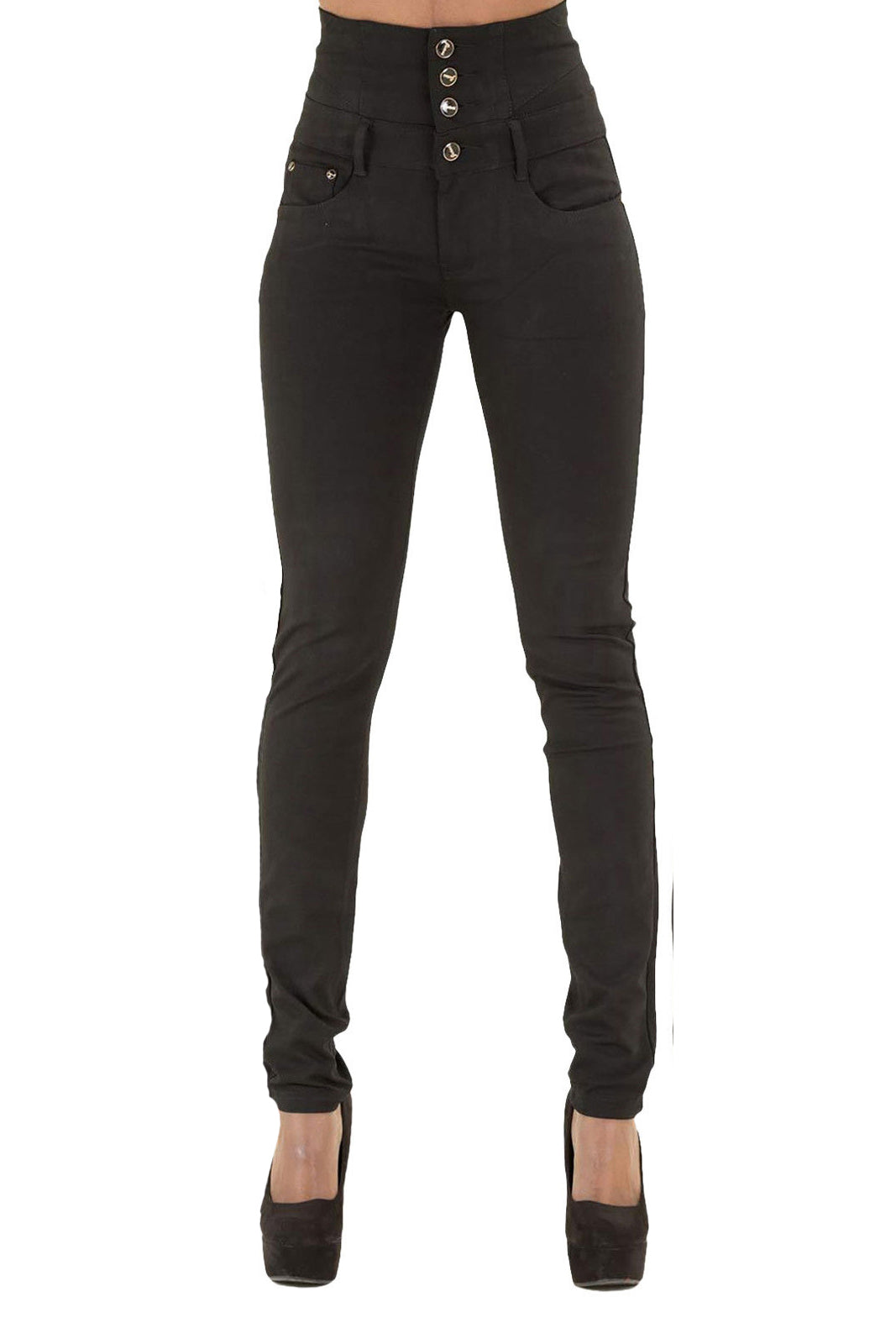 Butt Lift Push Up Mid Waist Skinny Jeans Lavish Daily