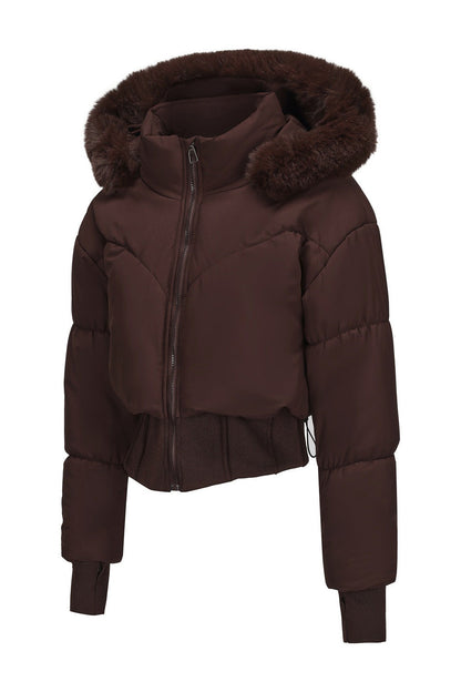 Vintage Short Down Jacket Lavish Daily