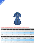 Short Sleeve Denim Mini Dress Lavish Daily