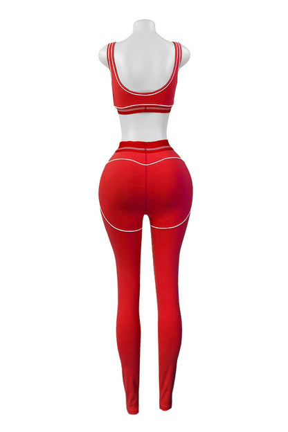 Contour Piping 2-Piece Workout Set Lavish Daily