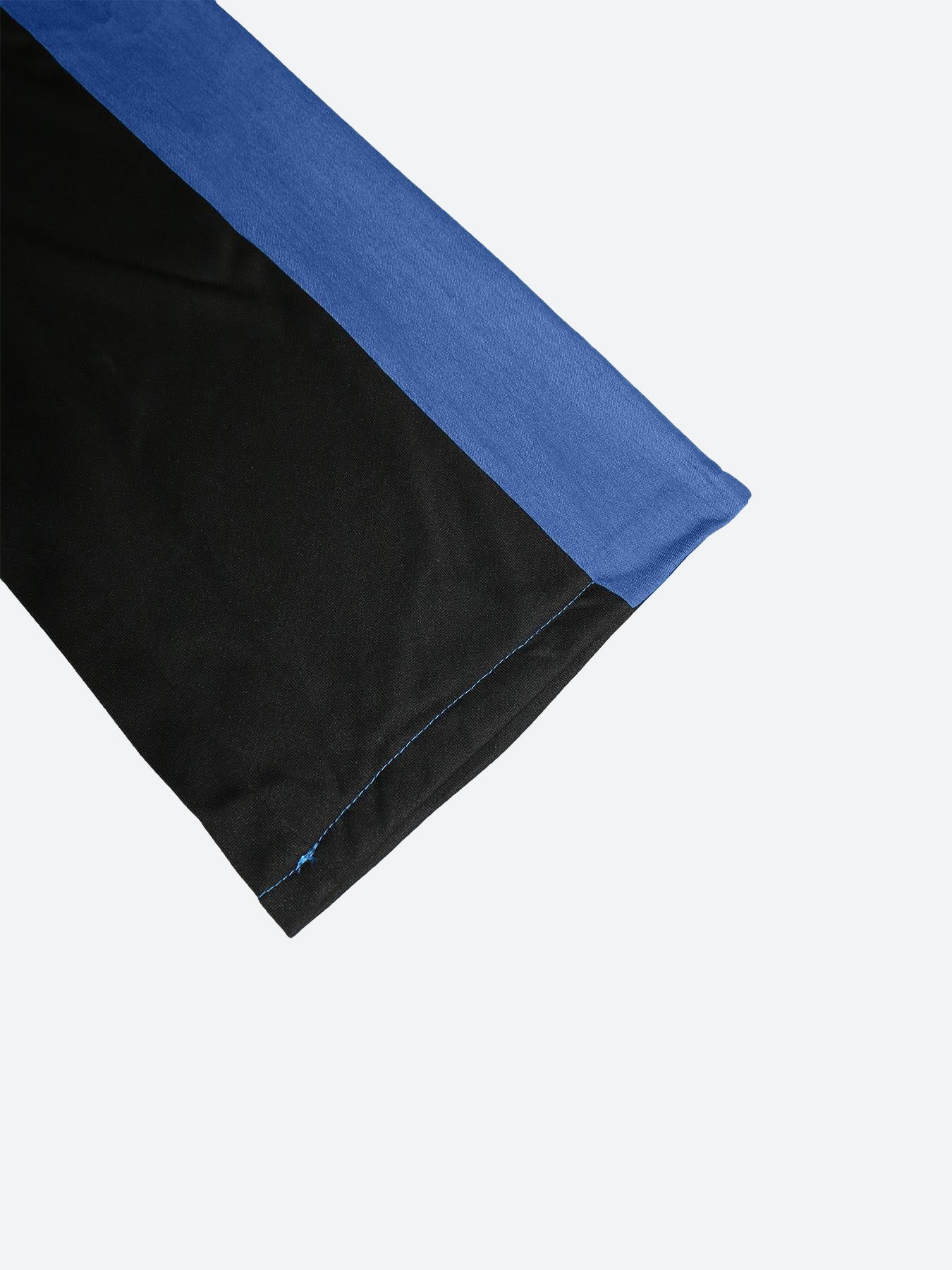 Denim Patchwork Jacket & Long Pant Set Lavish Daily