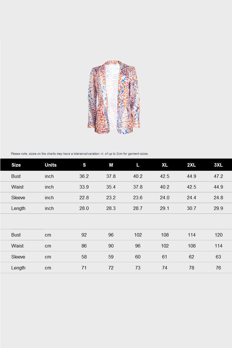 Fashion Floral Casual Suit Jacket Lavish Daily