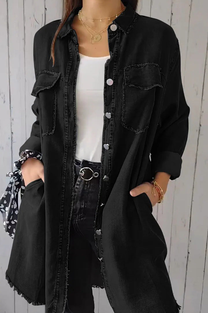 Comfortable Denim Shirt Jacket Lavish Daily