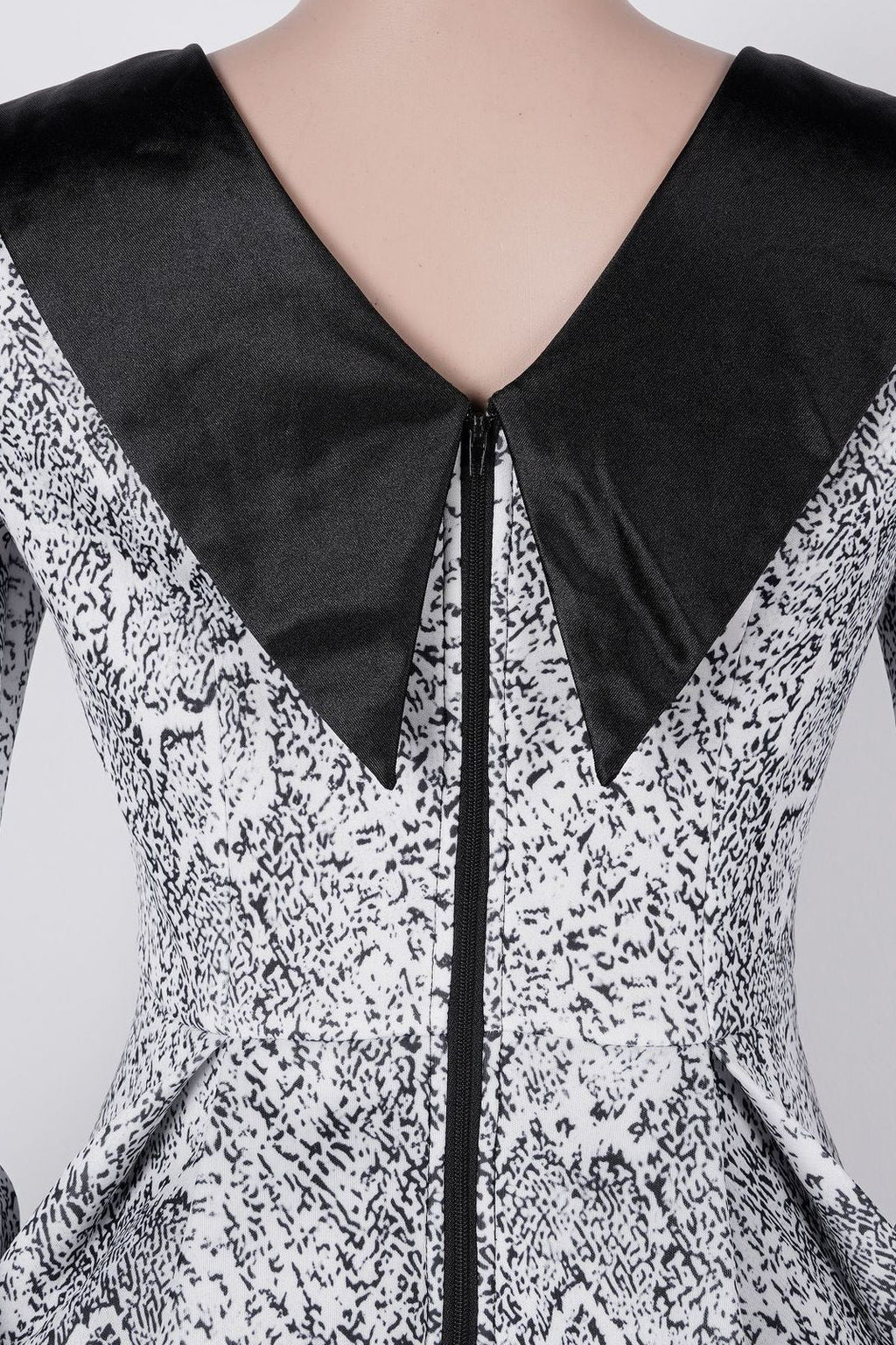 Printed Puff-Sleeve Midi Dress Lavish Daily