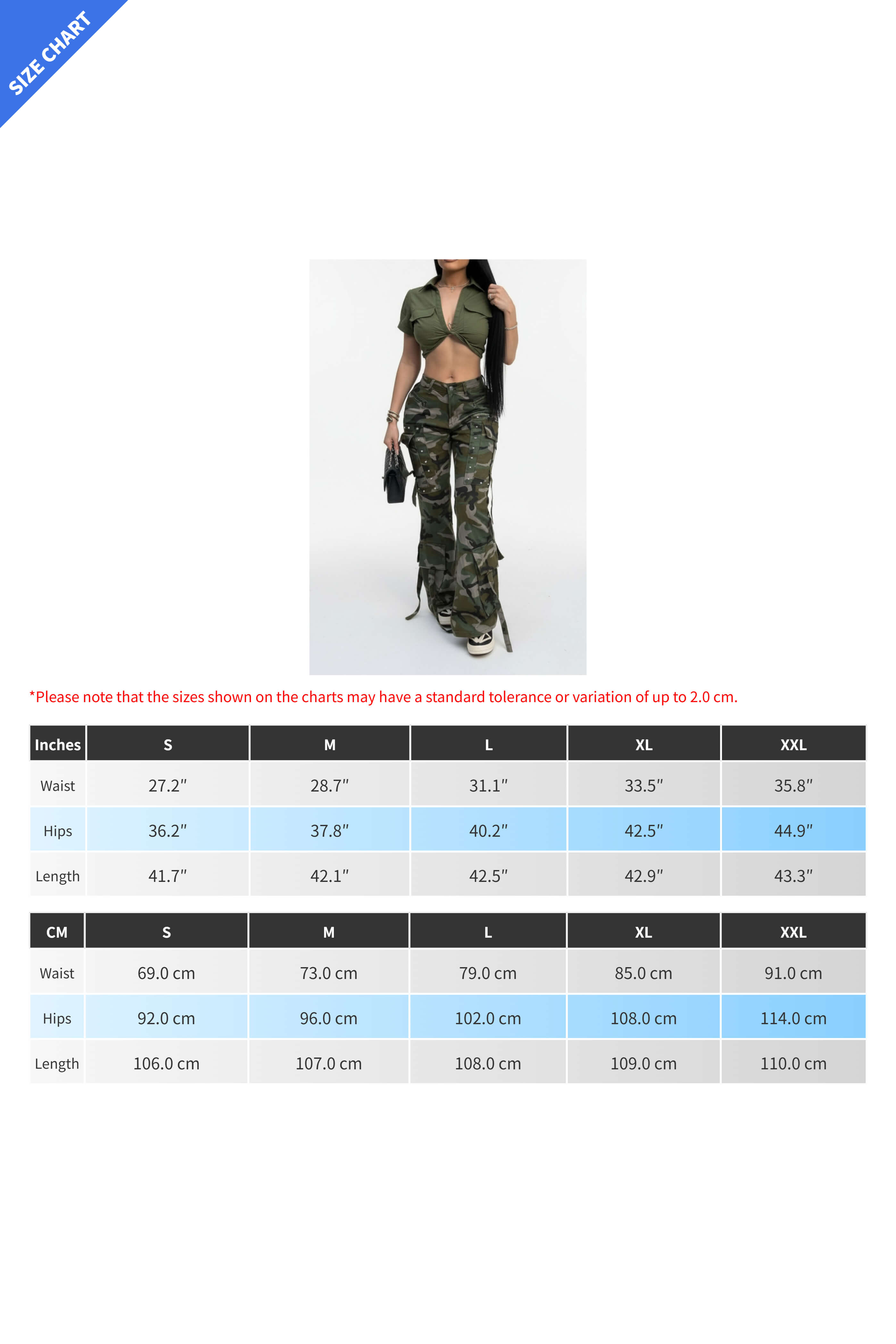 Camouflage Multi-Pocket Button Cargo Pants Lavish Daily