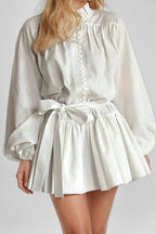 Illustration Print Mini Dress Lavish Daily