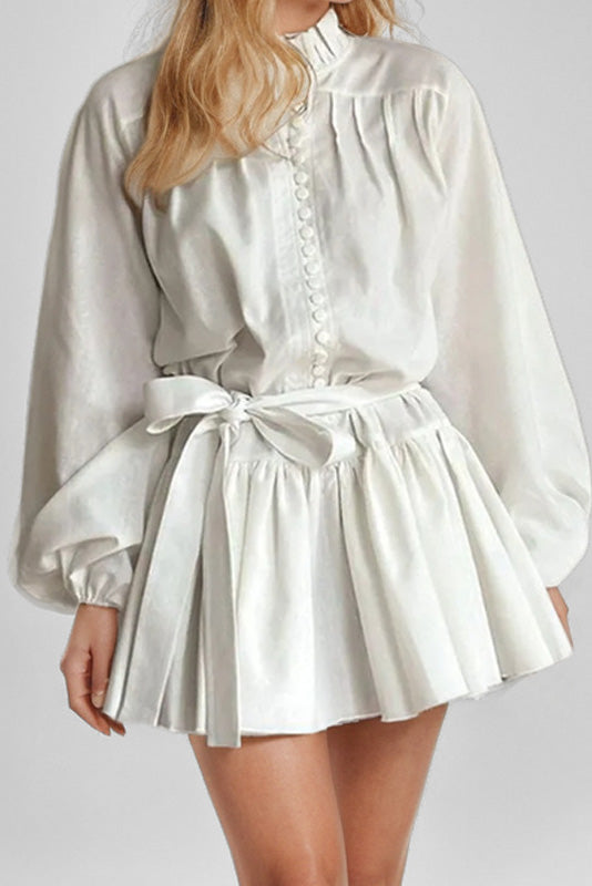 Illustration Print Mini Dress Lavish Daily